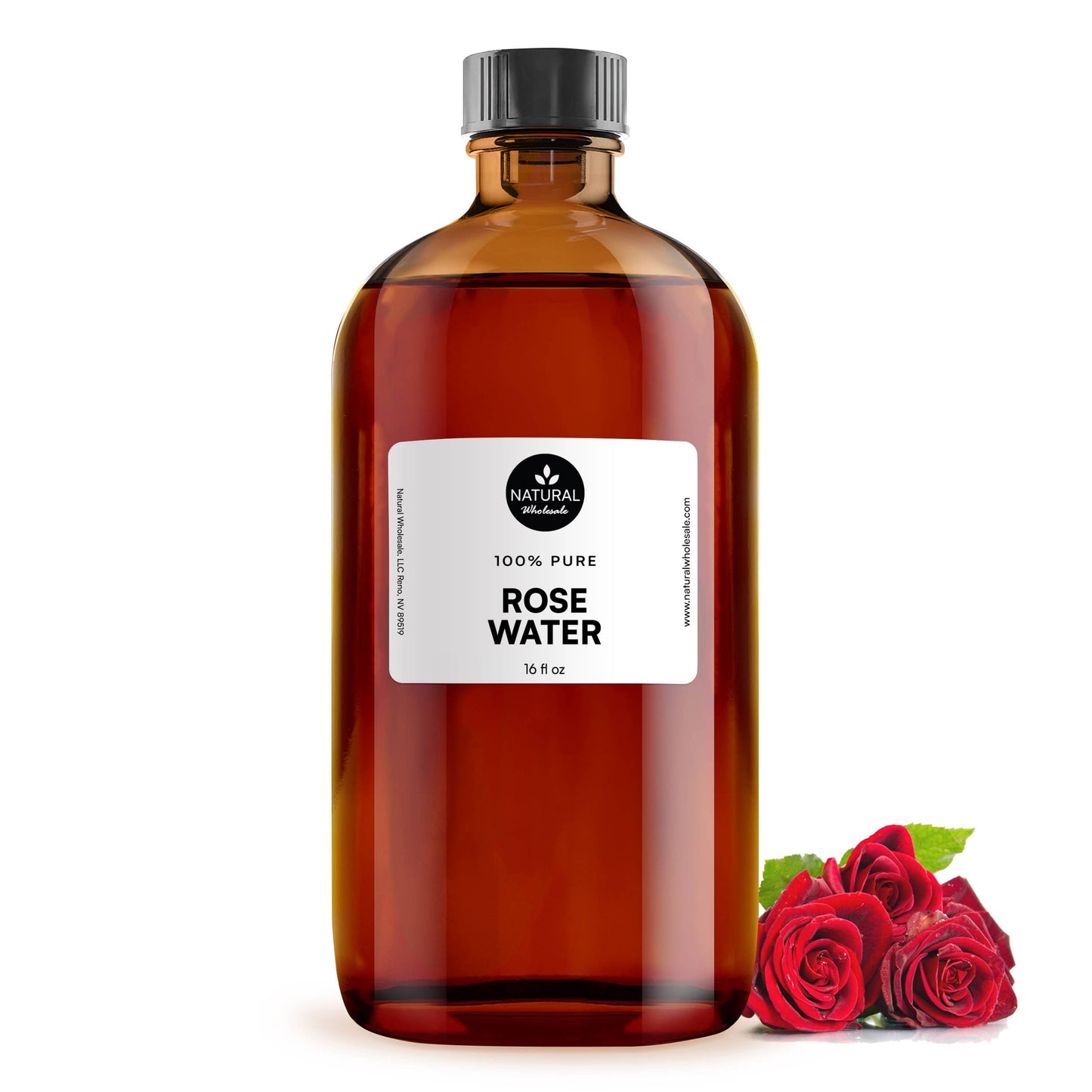 Rose Water (Hydrosol) - 100% Pure | Wholesale Bulk: Plastic / 16oz