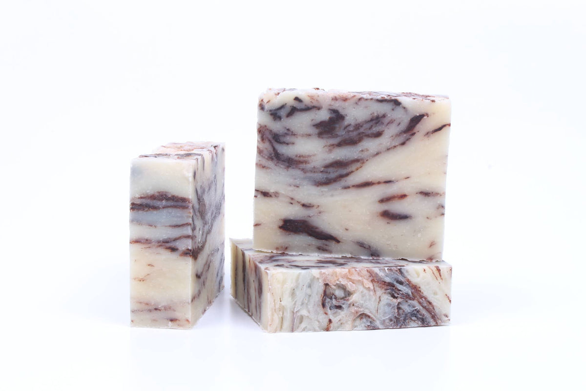 Chocolate Cinnamon Soap: Uncut