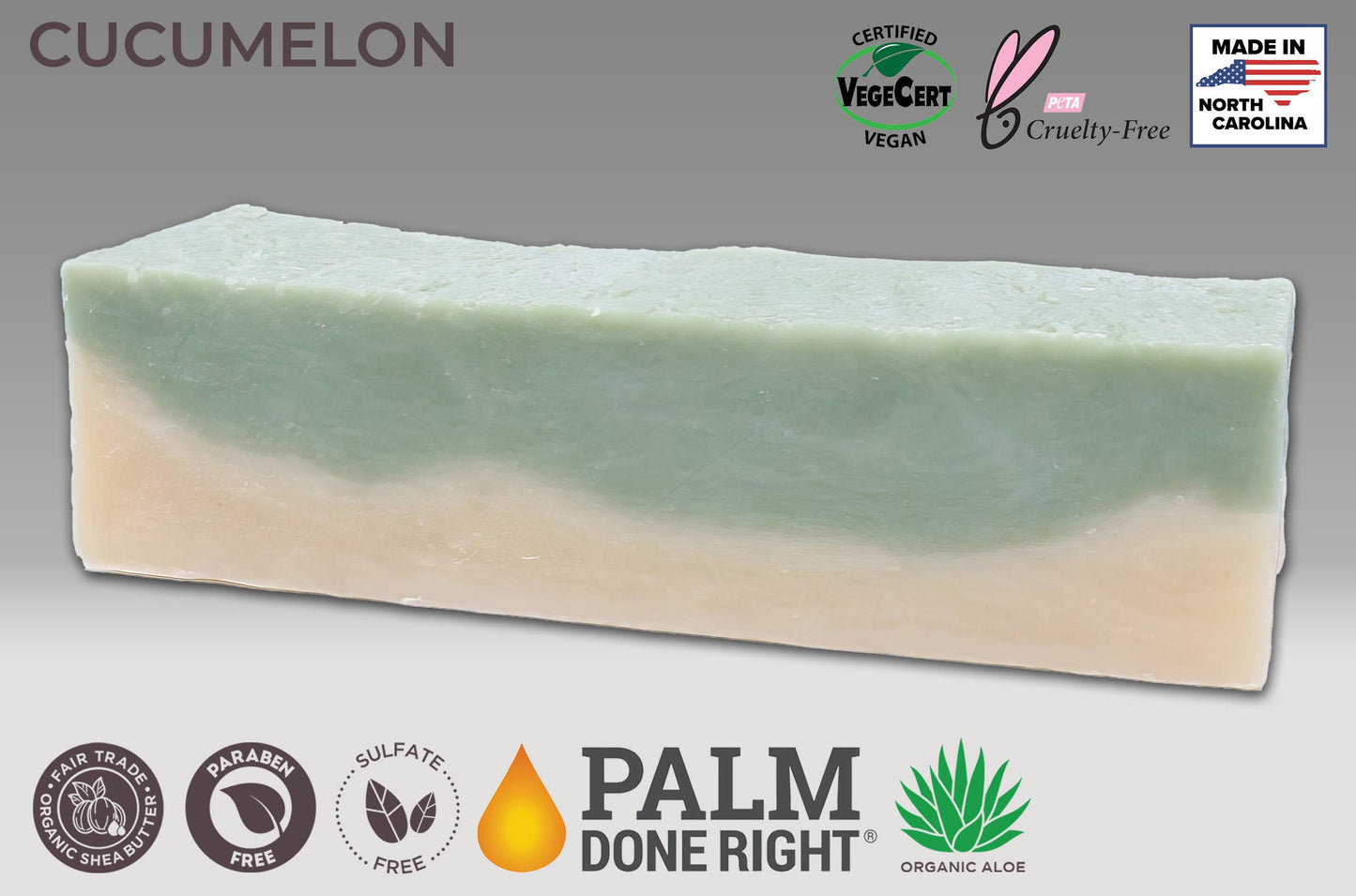 Cucumelon Soap: Uncut