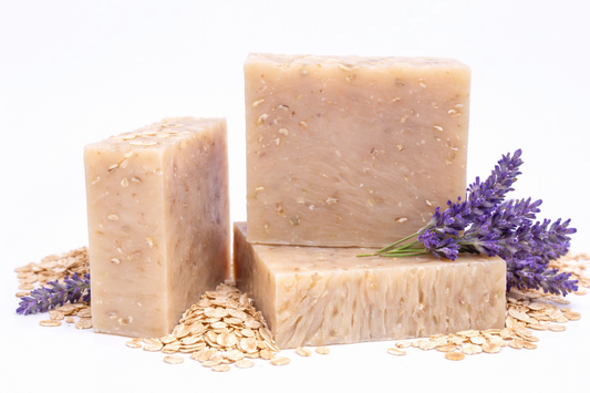 Lavender Oatmeal Goat Milk Soap: