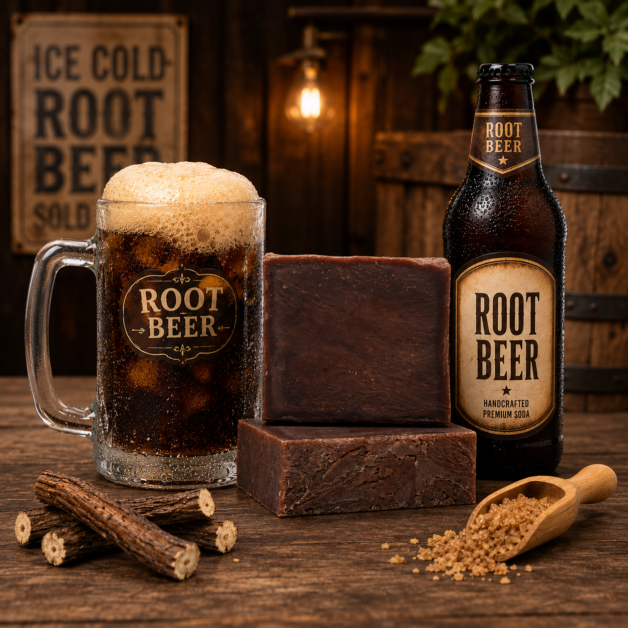 Root Beer Float Soap