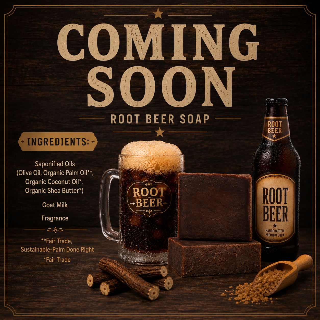 Root Beer Float Soap